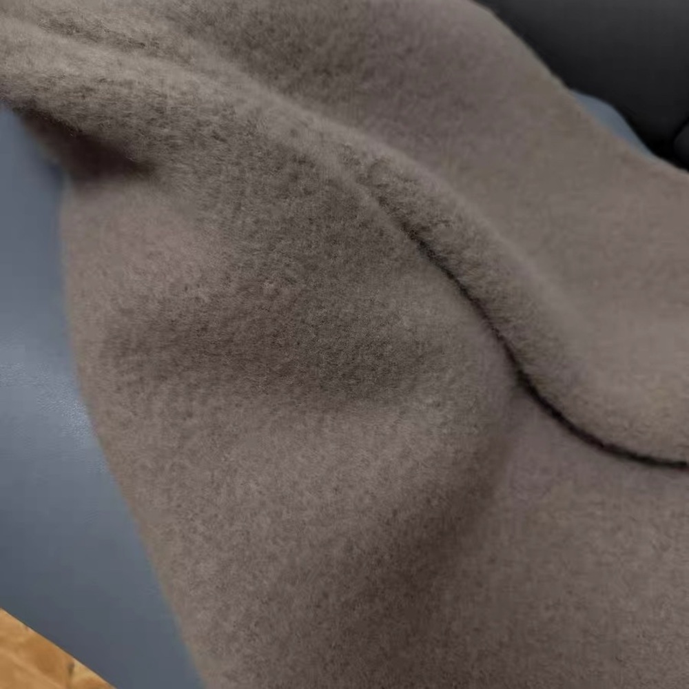 Ultra Thick Cashmere + Yak Wool Bouclé Jogger Pants Elastic Waist (Heavyweight) - Picture 4 of 6